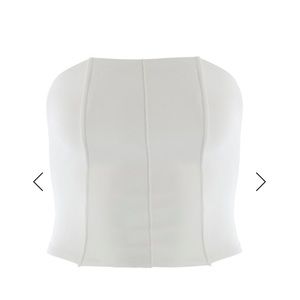 Faux Leather Corset Top